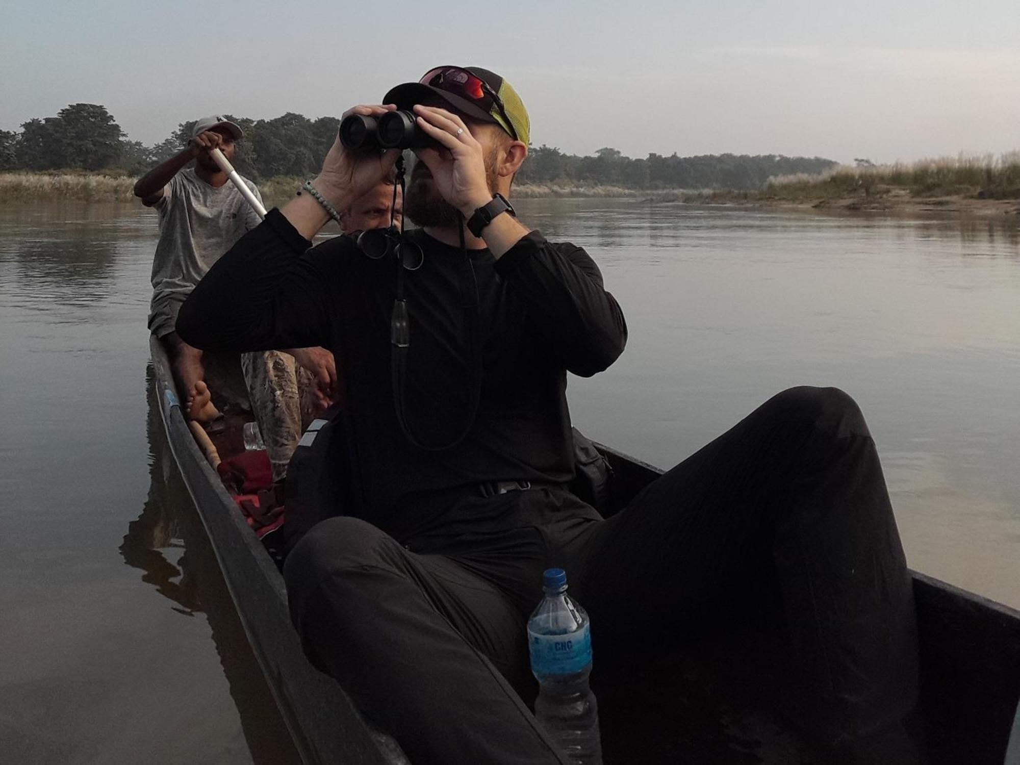 Hotel Crocodile Safari Camp à Chitwan Extérieur photo